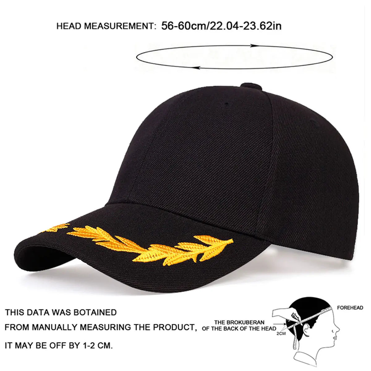 Wheat Embroidered Cap